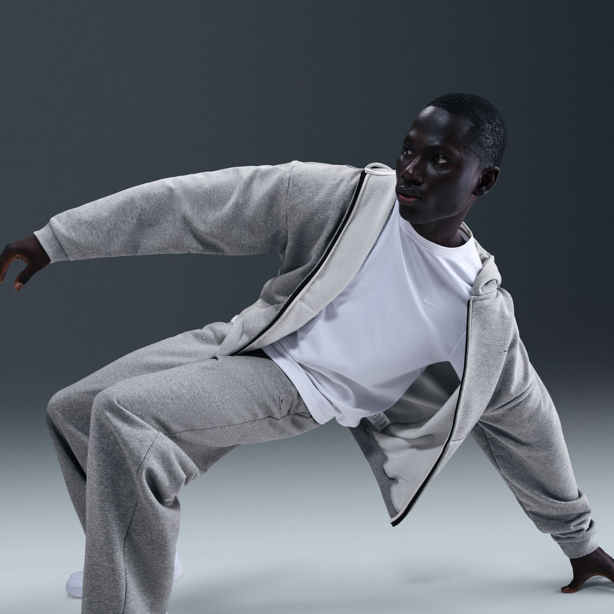 Standard Issue Therma-Fit Open-Hem Pants Dk Grey Heather/Black IM6333-063