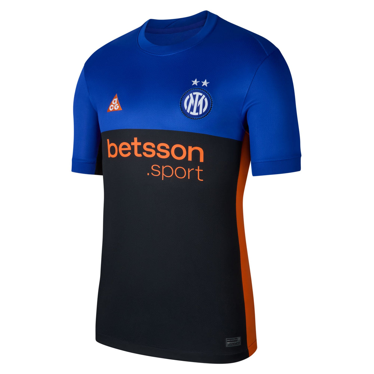 INTER Dri-Fit Short Sleeve Stad Jersey SE Hyper Blue/Black/Safety Orange IM6998-413