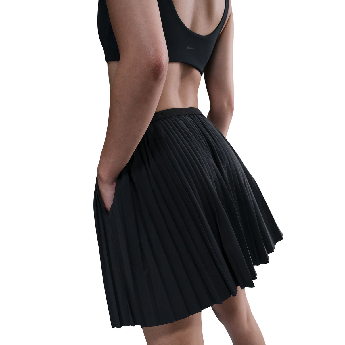 Nike W NSW Pleated Skirt Black/Sail IM7463-010