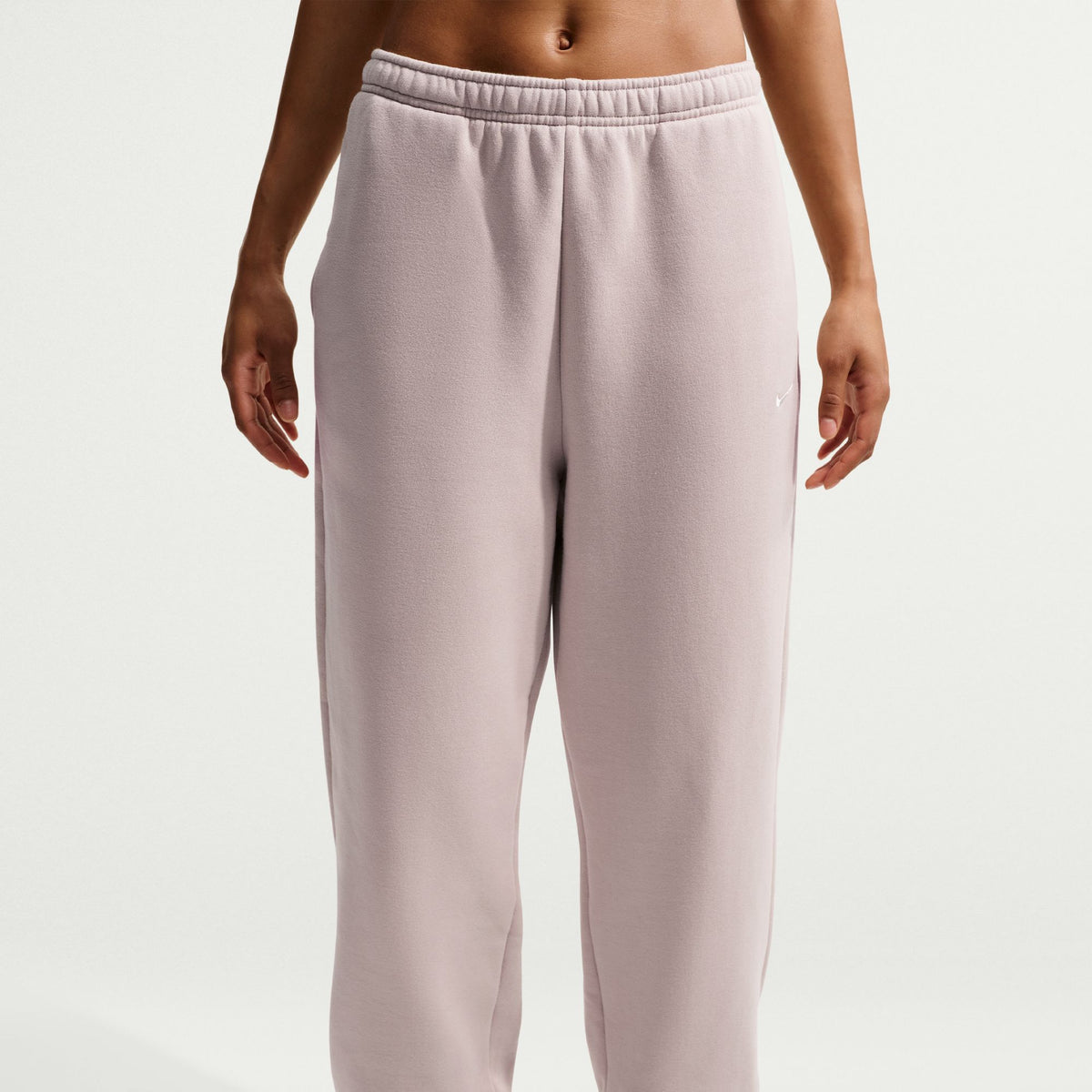 W Studio Fleece Medium Weight High-Rise Oversized Cuffed Pants Cream II/Sail IM8074-236