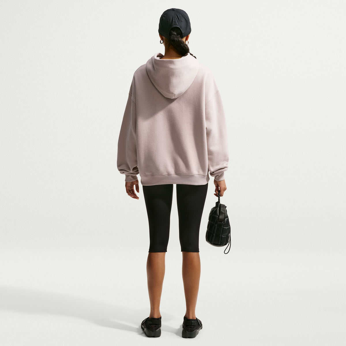 W Studio Fleece Medium Weight Oversized Pullover Hoodie IM8502-236