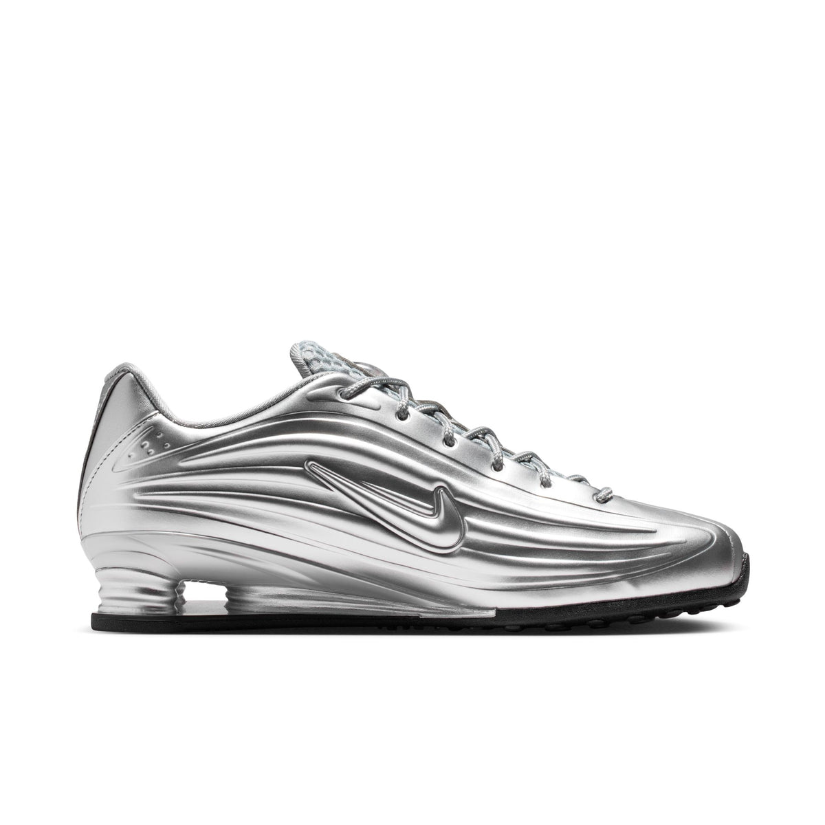 Nike Women's Shox Z Silver Metallic Silver/Black