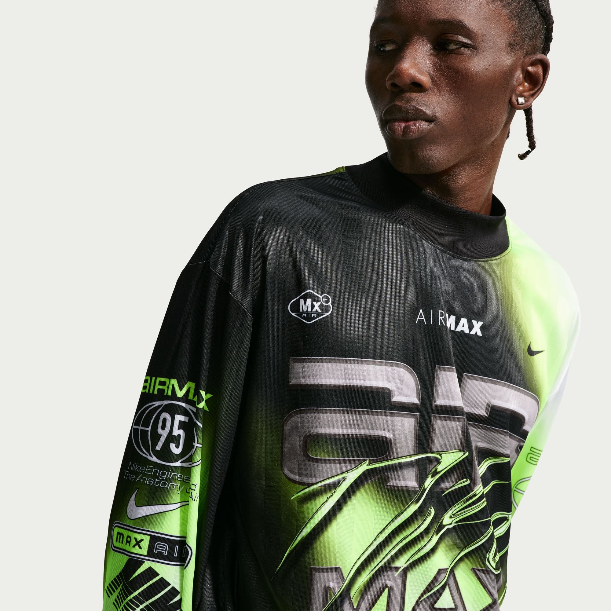 Culture of Football Dri-Fit Long-Sleeve Soccer Jersey - Volt