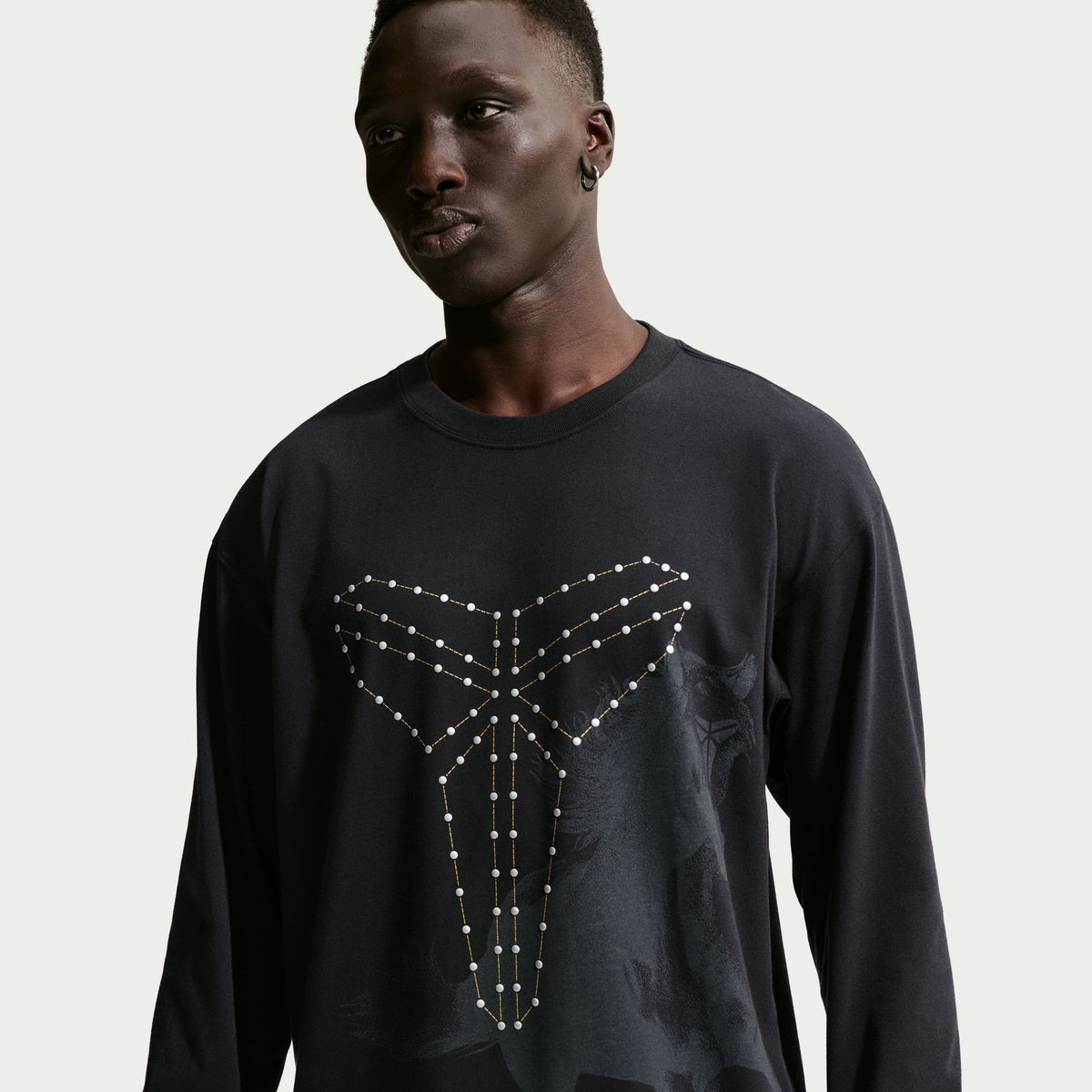 Kobe Bryant Dri-Fit Long-Sleeve Basketball T-Shirt Black IQ2372-010