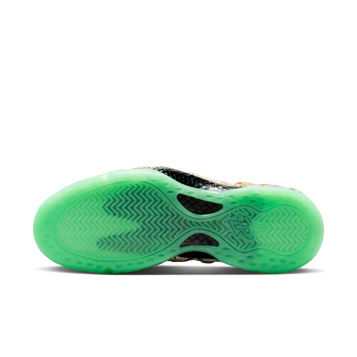 Nike Air Foamposite One Premium - White/Lt Poison Green/Black/Lava Glow IR2078-100