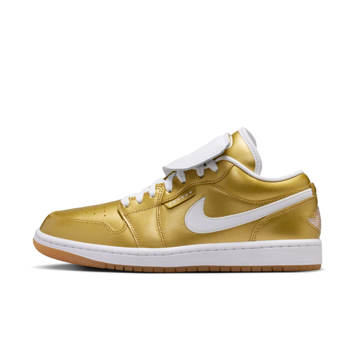 W Air Jordan 1 Low Gold/White/Gum Yellow IR2304-703