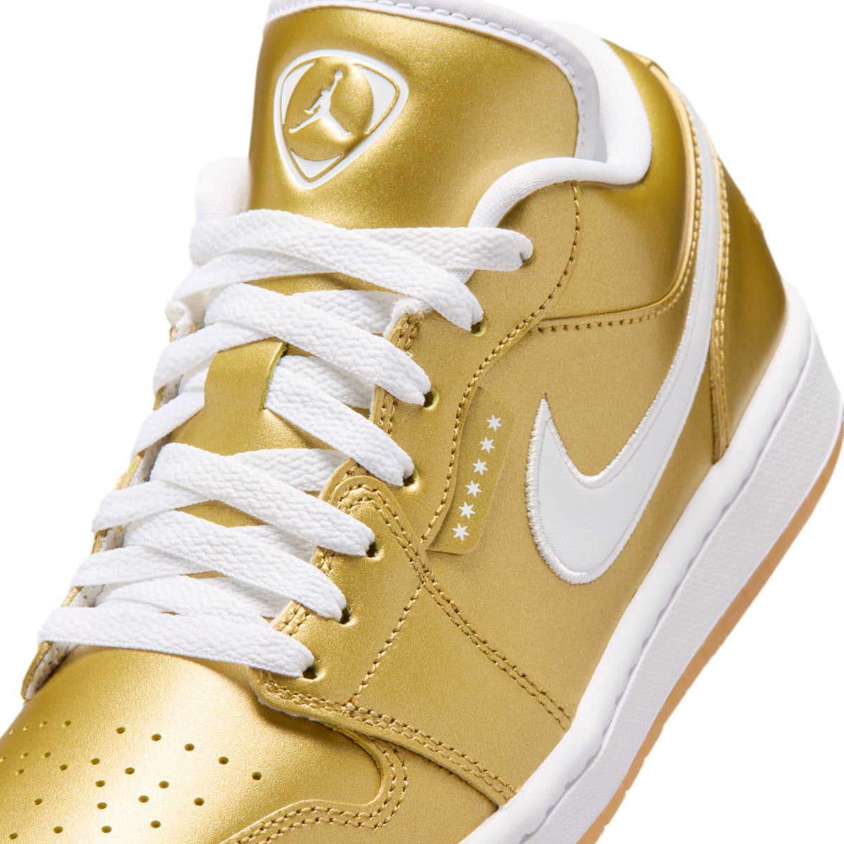 W Air Jordan 1 Low Gold/White/Gum Yellow IR2304-703