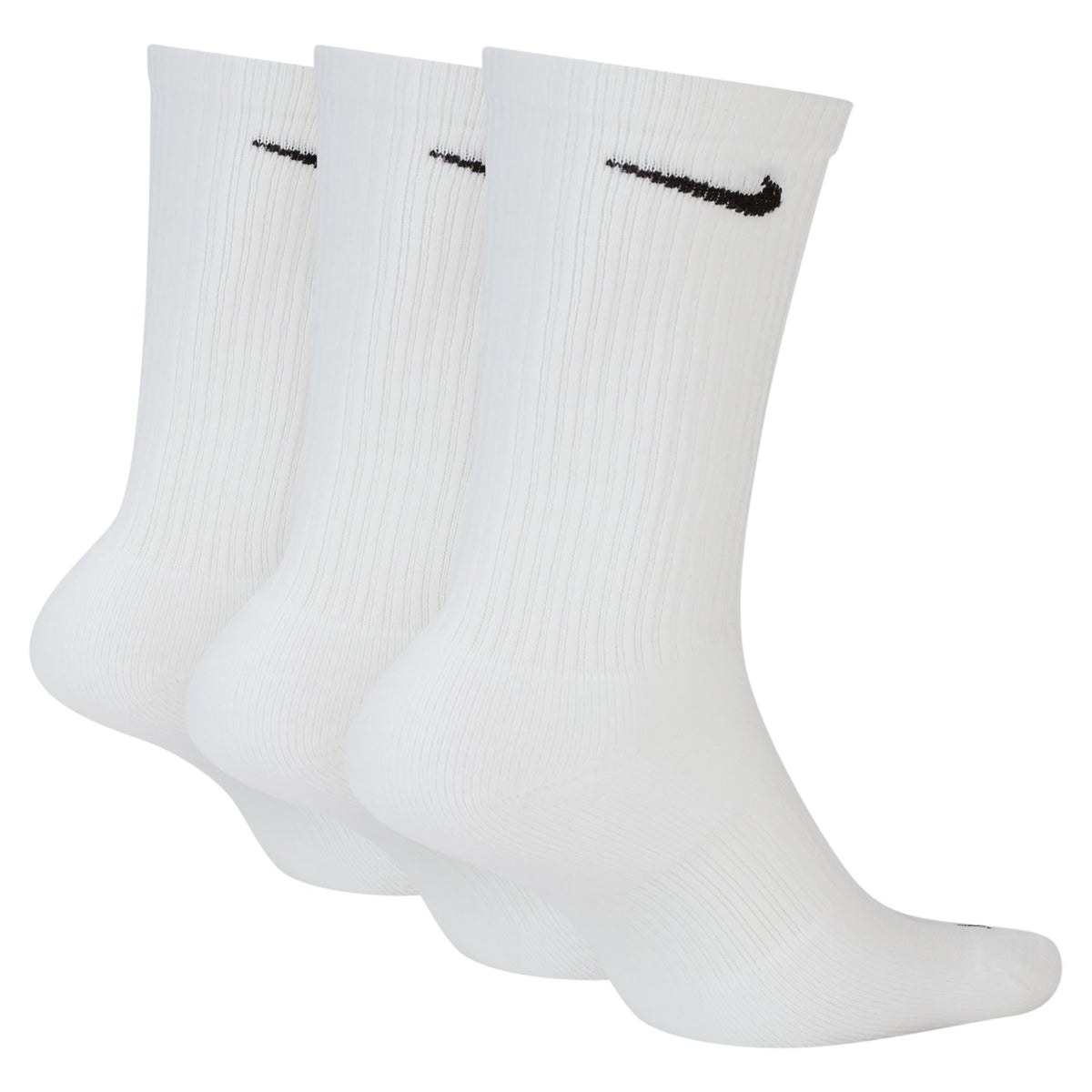 Everyday Plus Cushioned Training Crew Socks (3 Pack) White/Black SX6888-100