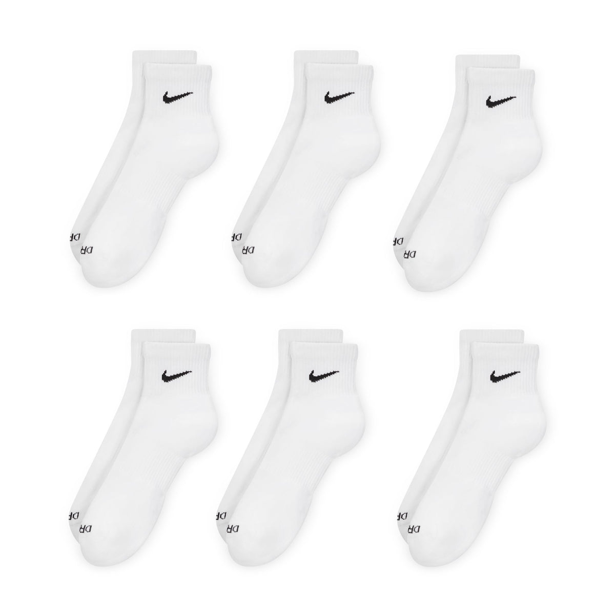 Nike Everyday Plus Cushioned Training Ankle Socks (6 Pairs) SX6899-100