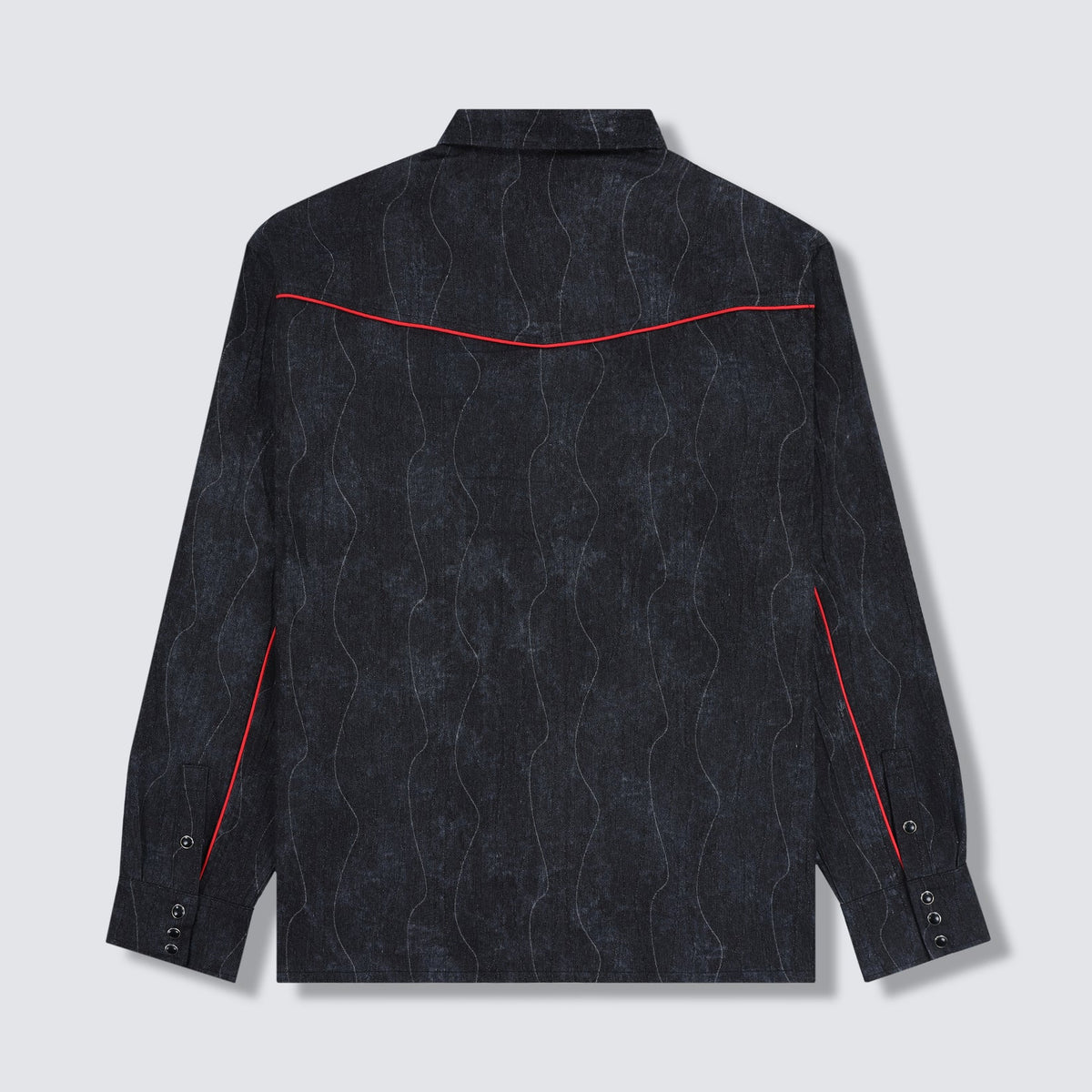 Pleasures Acid Cowboy Denim Shirt Black