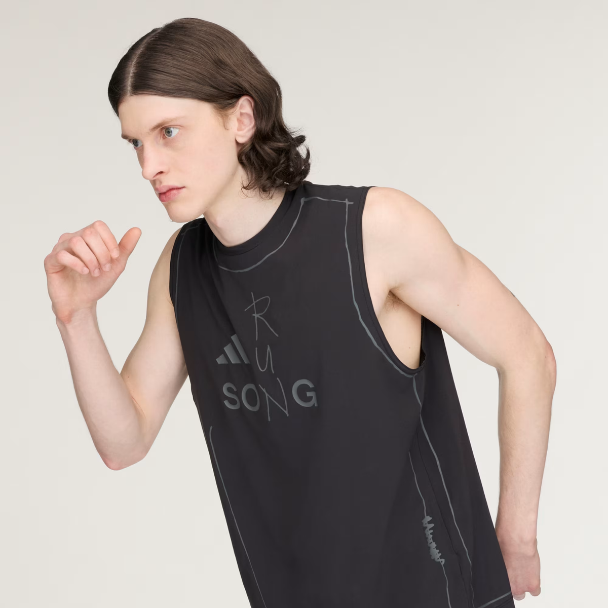 Adi365 Song For The Mute Running Tank Top Black