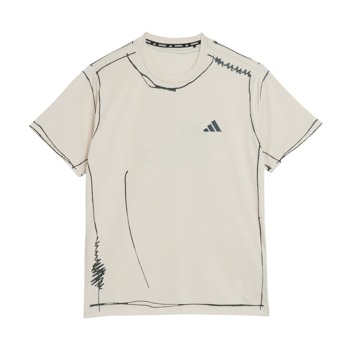 Adi365 Song For The Mute Running Unitefit T-Shirt Halo Ivory