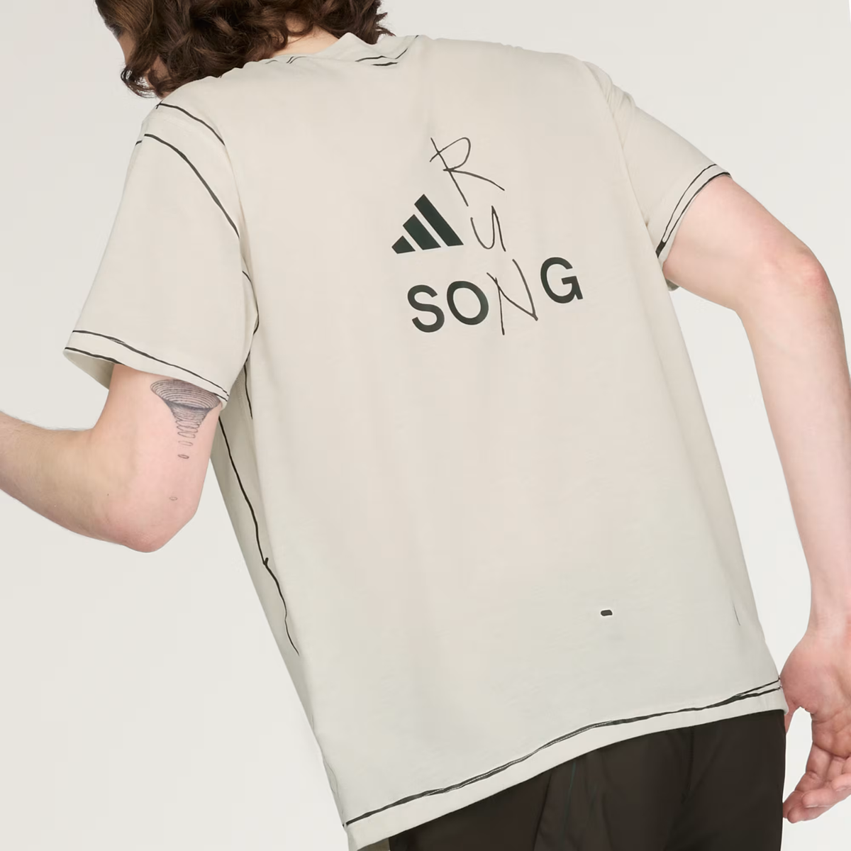 Adi365 Song For The Mute Running Unitefit T-Shirt Halo Ivory