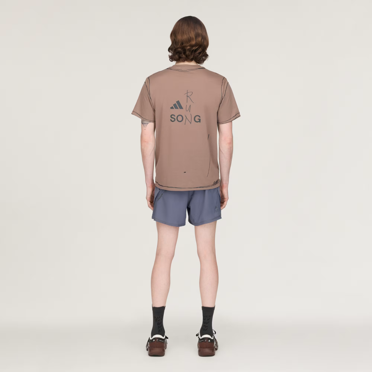 Adi365 Song For The Mute Running Unitefit T-Shirt Trace Brown