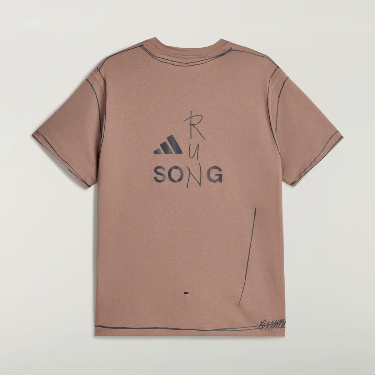 Adi365 Song For The Mute Running Unitefit T-Shirt Trace Brown