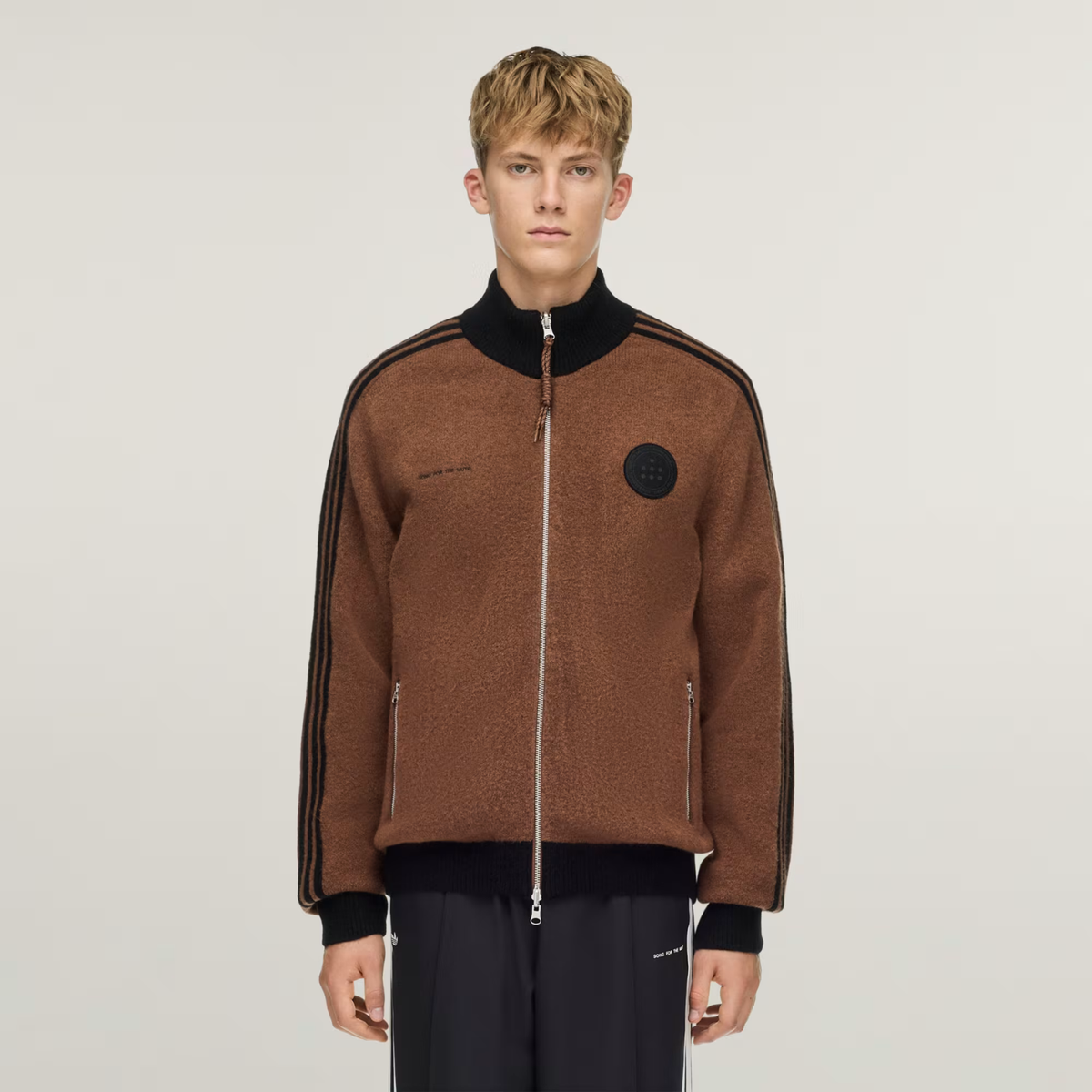 Adidas Adi008 Knit Jacket Preloved Brown 