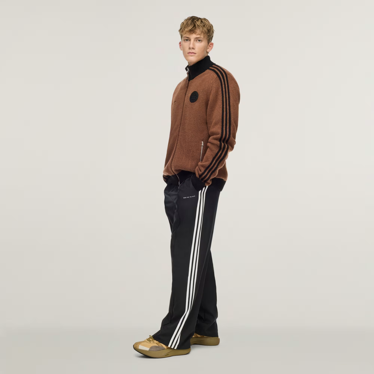 Adidas Adi008 Knit Jacket Preloved Brown 