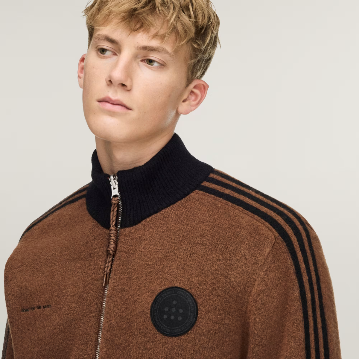 Adidas Adi008 Knit Jacket Preloved Brown 