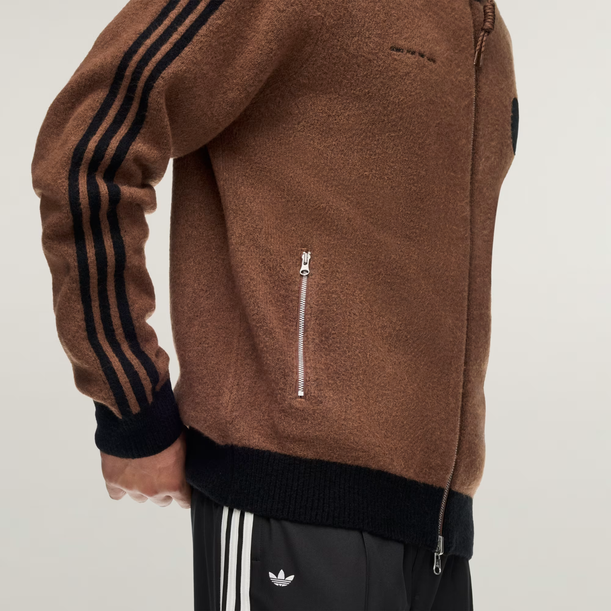 Adidas Adi008 Knit Jacket Preloved Brown 