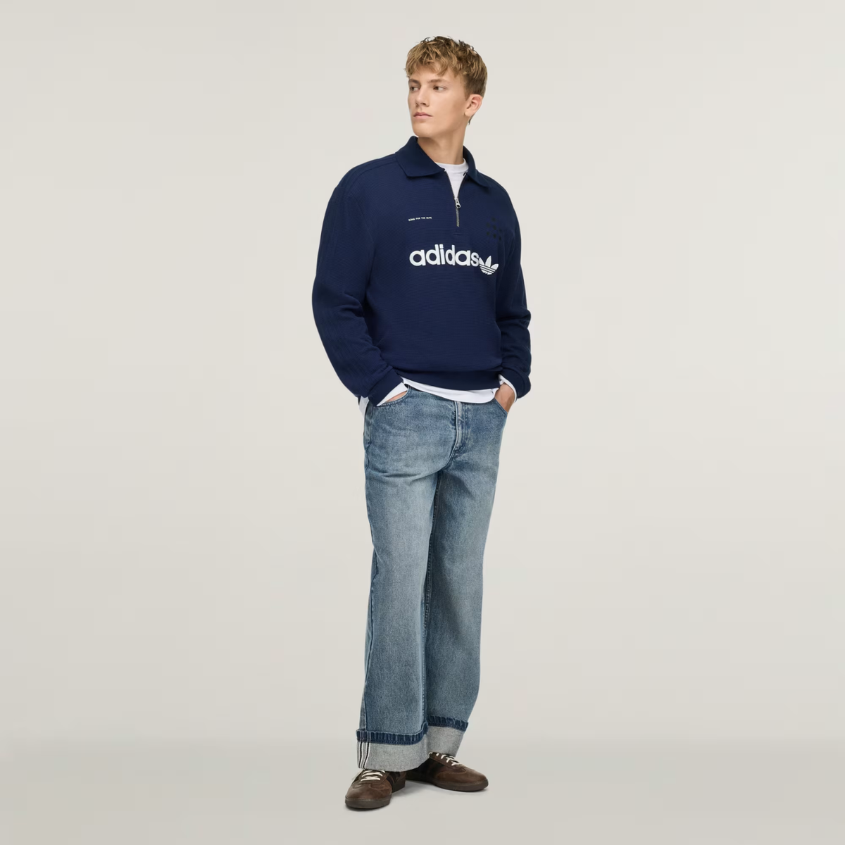 Adidas Adi008 LS Polo Night Indigo