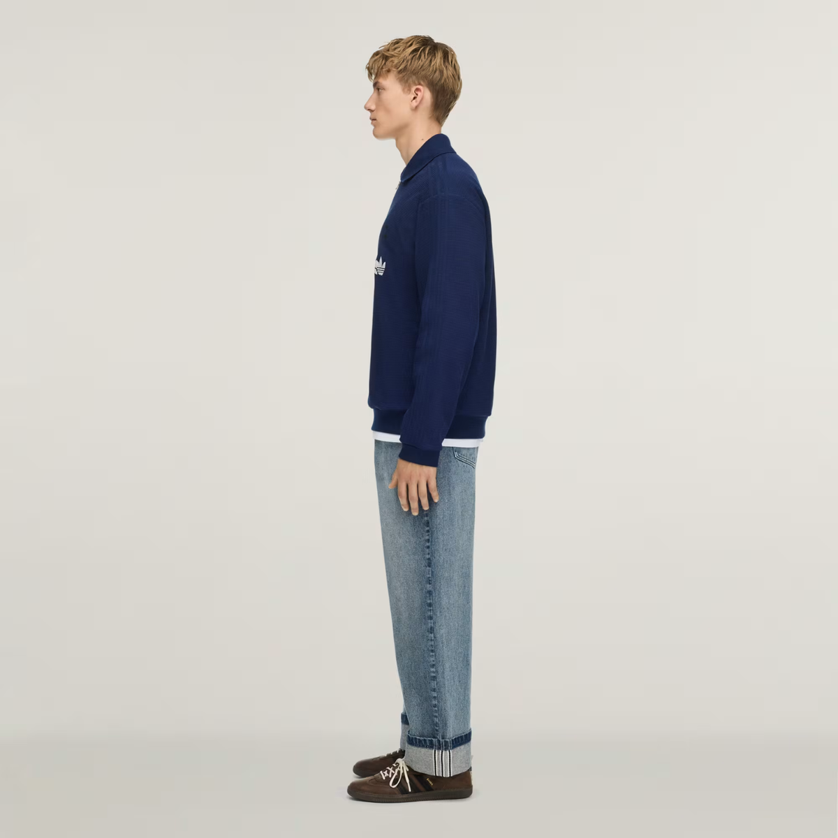 Adidas Adi008 LS Polo Night Indigo