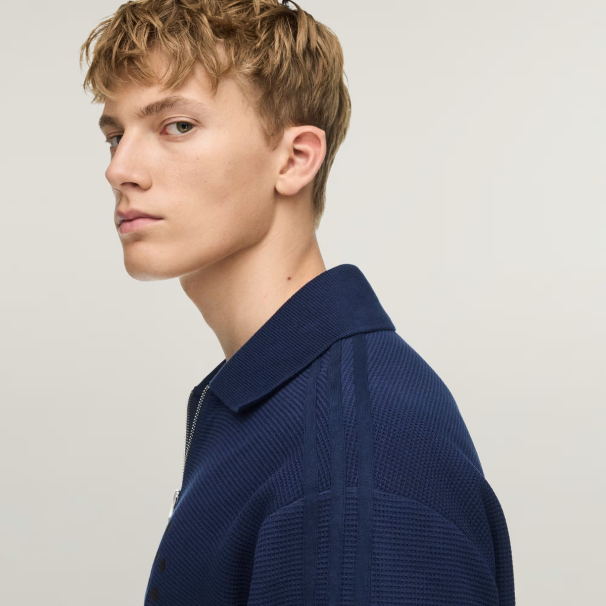 Adidas Adi008 LS Polo Night Indigo