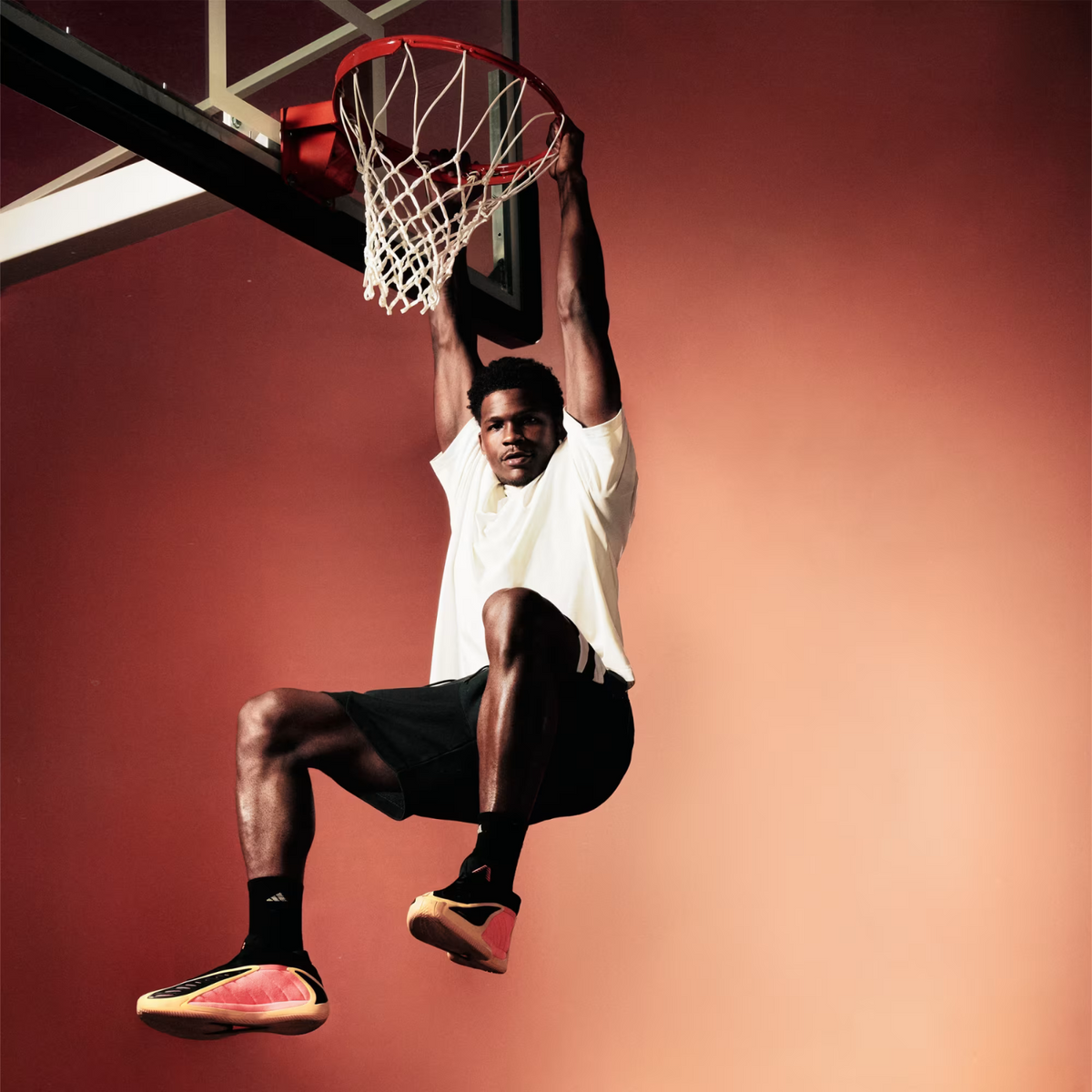 Adidas Anthony Edwards 2 Acid Orange/Core Black/Acid Red