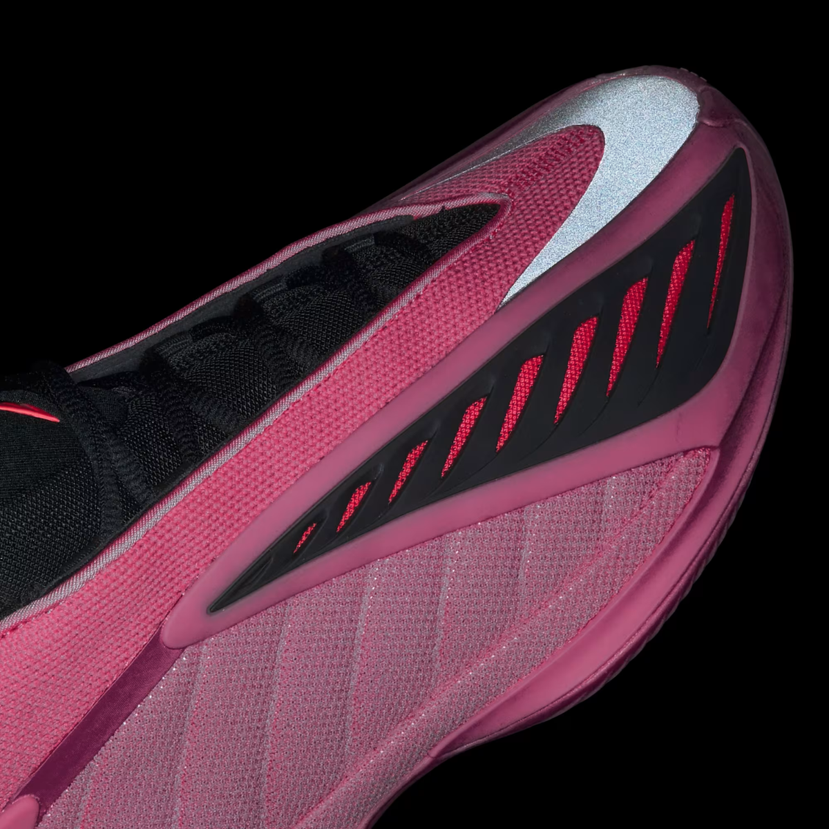 Adidas Anthony Edwards 2 Lucid Pink/Core Black/Lucid Red