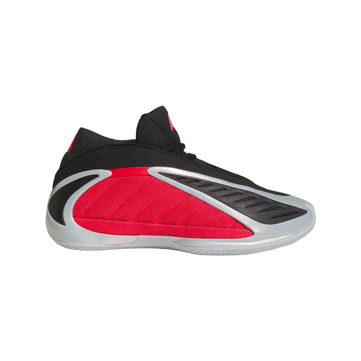 Adidas Anthony Edwards 2 Silver Metallic/Pure Ruby/Core Black