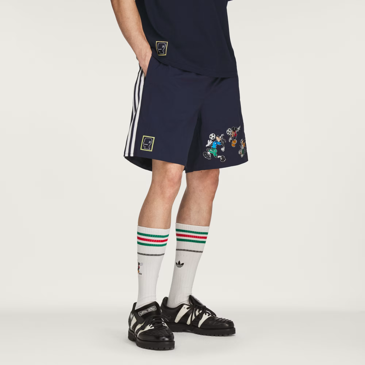 Adidas Brain Dead Disney Short Collegiate Navy 