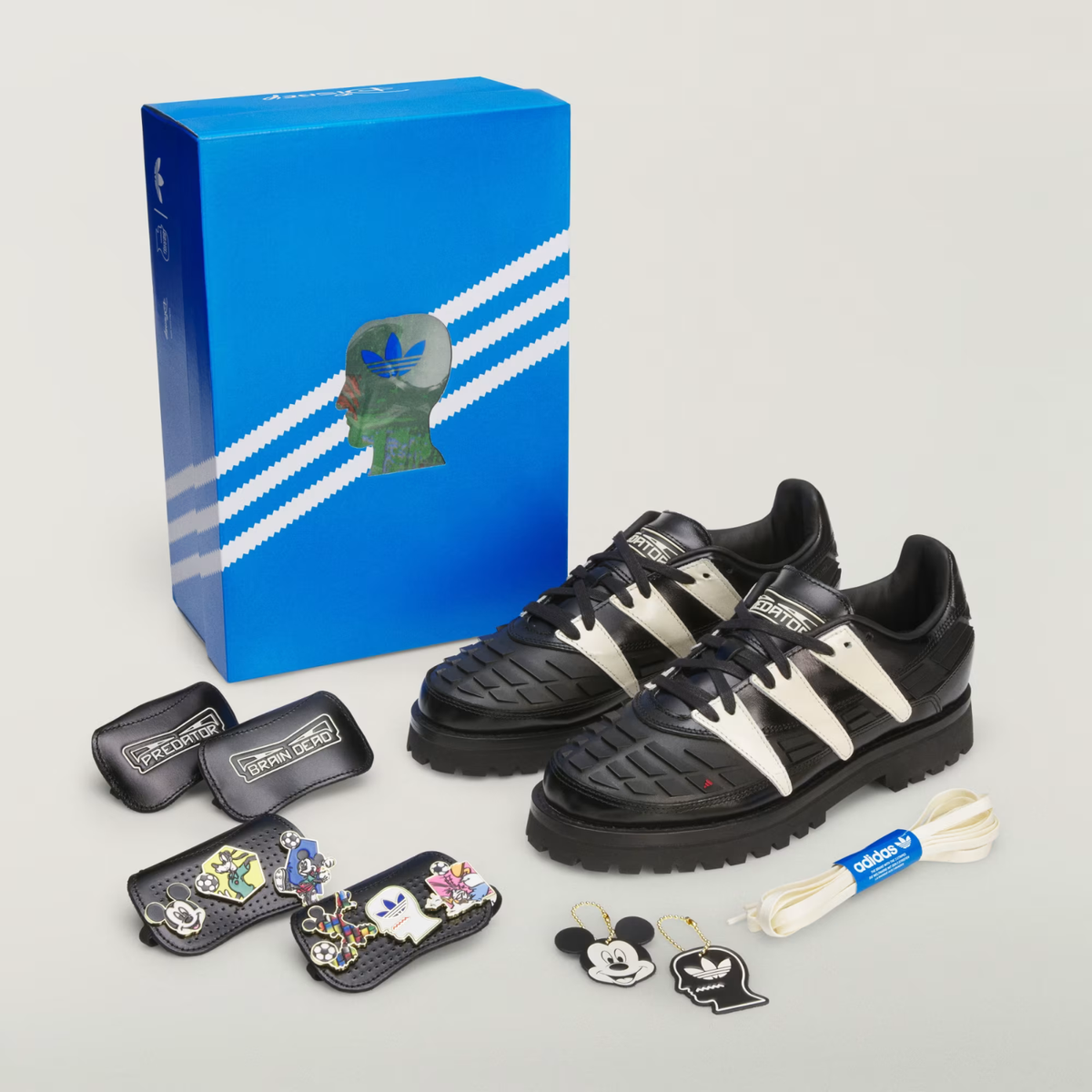Adidas Predator Brain Dead Core Black/Cream White 