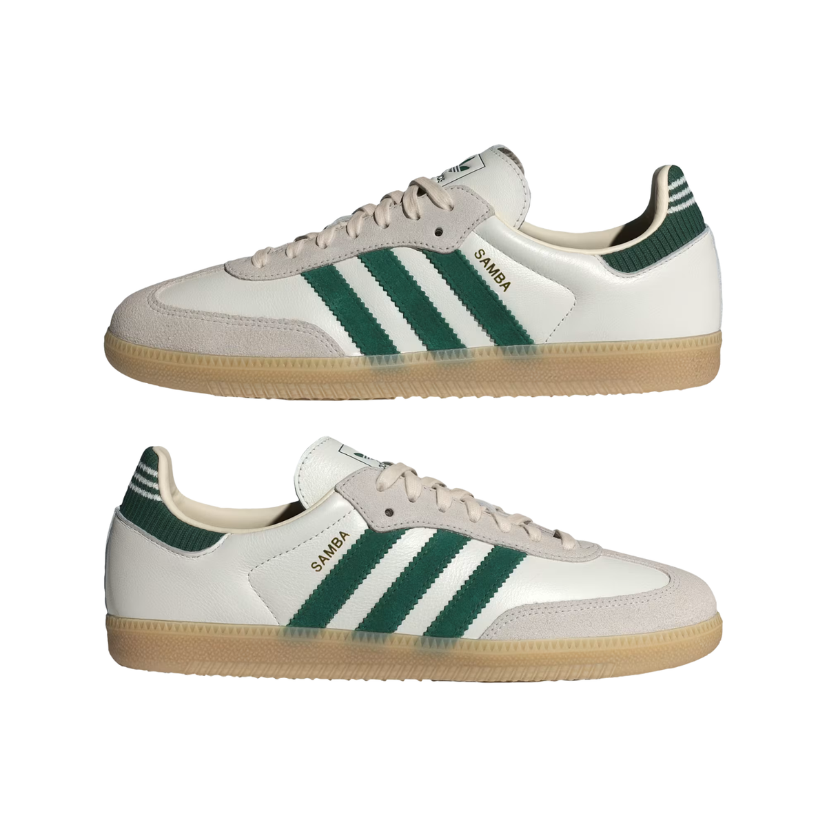 Adidas Samba OG Cloud White/Collegiate Green/Gum IH6844