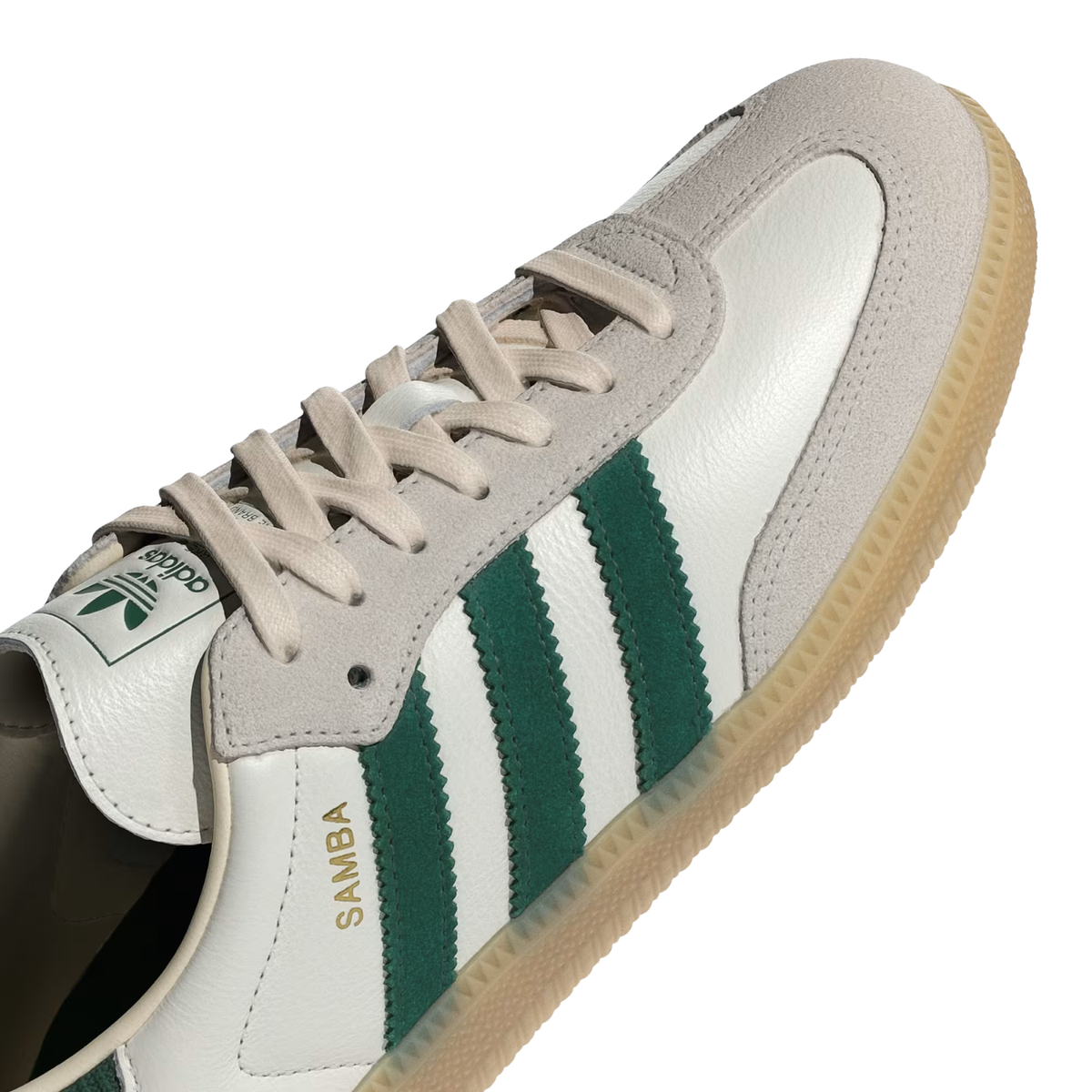 Adidas Samba OG Cloud White/Collegiate Green/Gum IH6844
