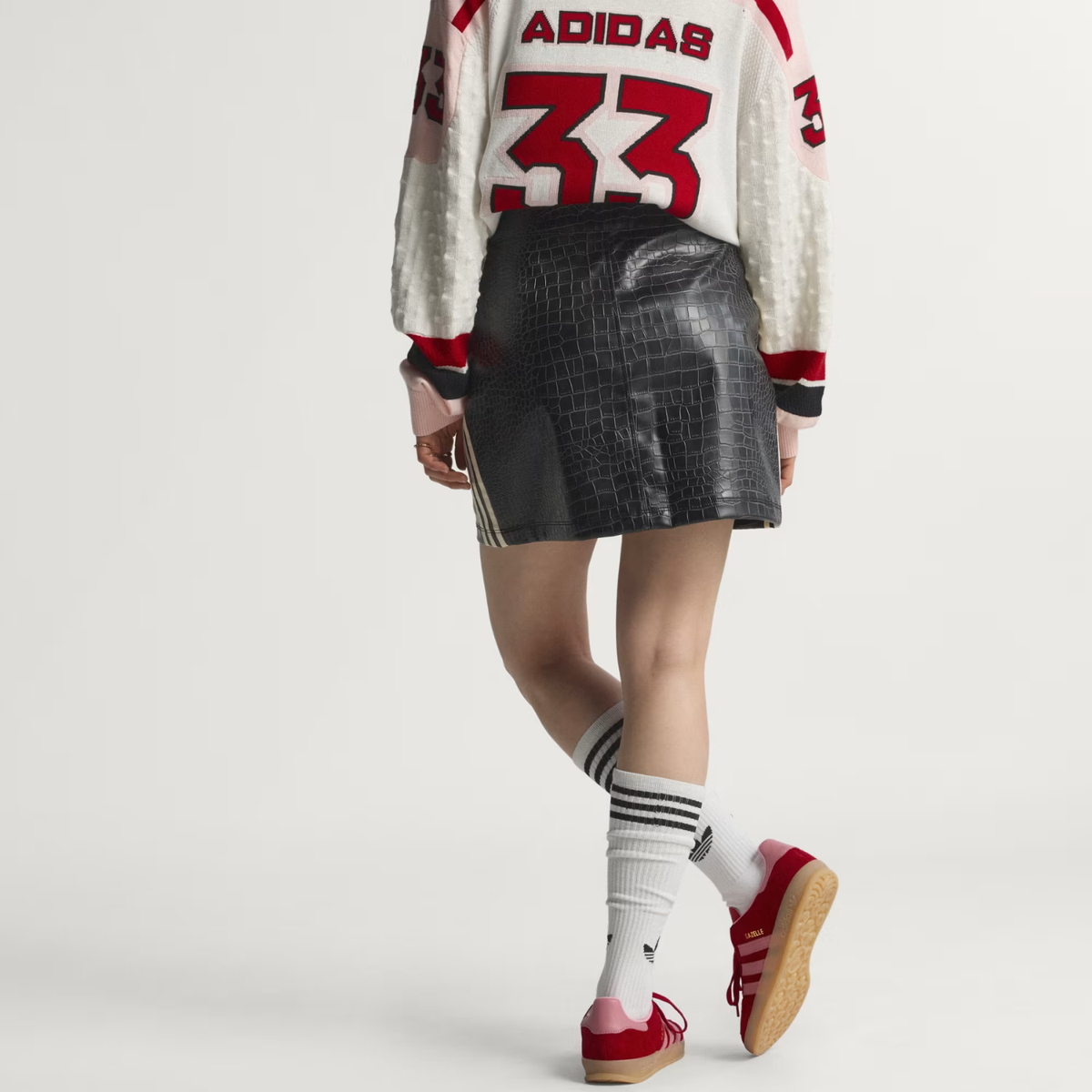 Adidas W Pleather Mini Skirt Black