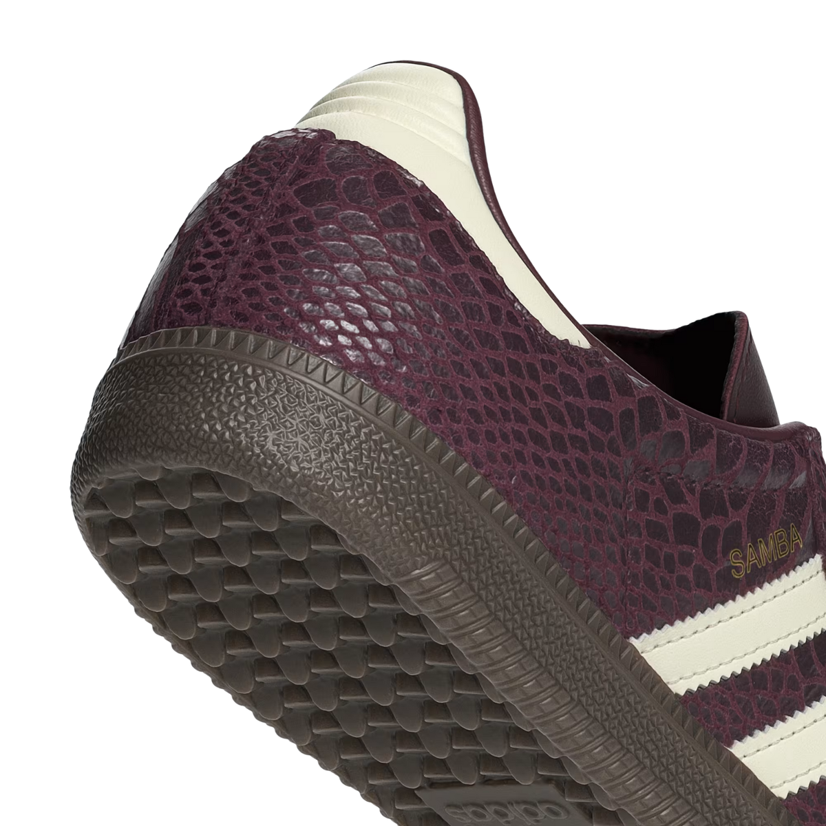 Adidas W Samba OG Maroon/Cream White/Gold Metallic