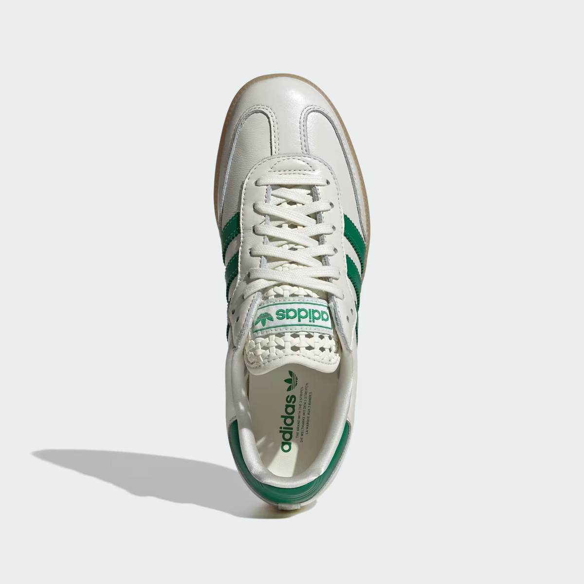 Adidas W Samba OG Off White/Green/Gold Metallic