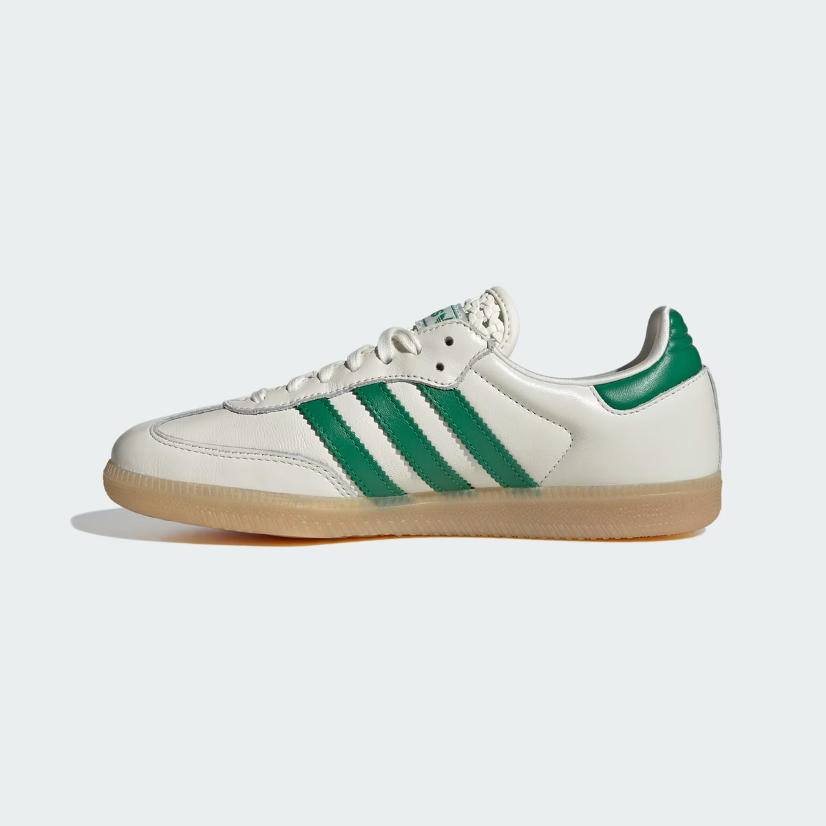Adidas W Samba OG Off White/Green/Gold Metallic