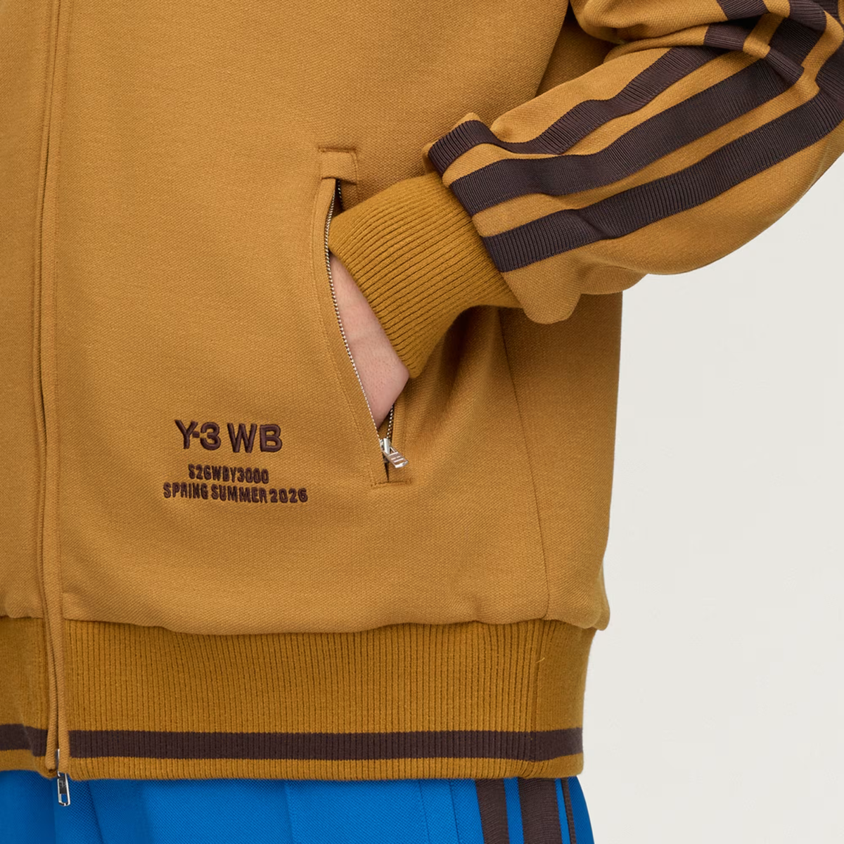 Adidas Wales Bonner Y3 Track Top Bronze Strata
