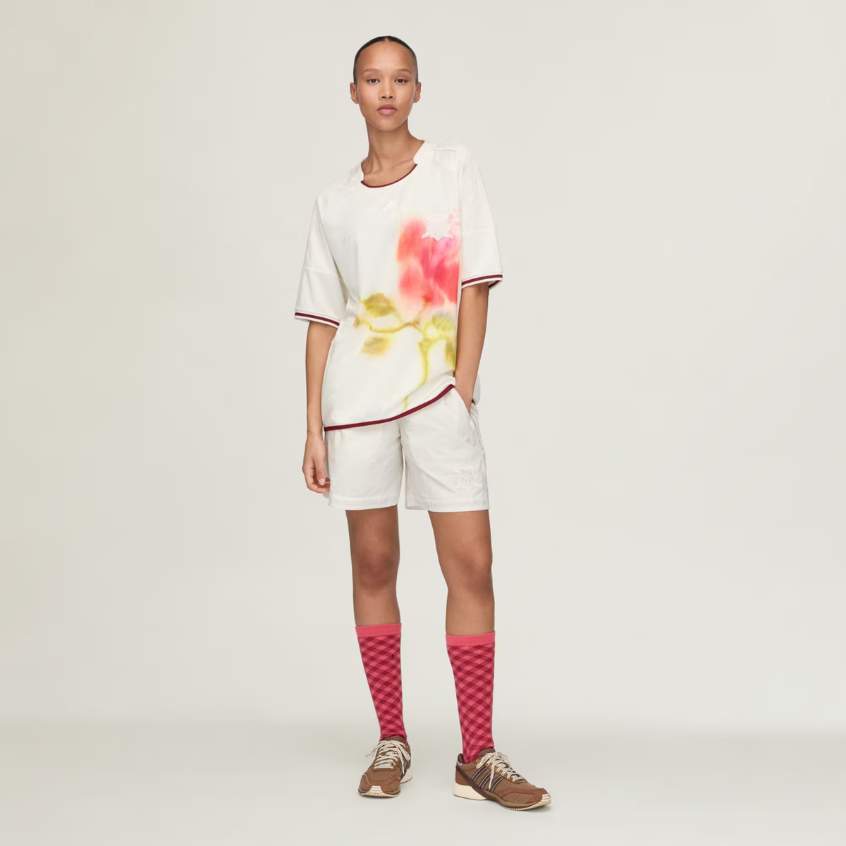 Adidas X Wales Bonner Football Short Off White