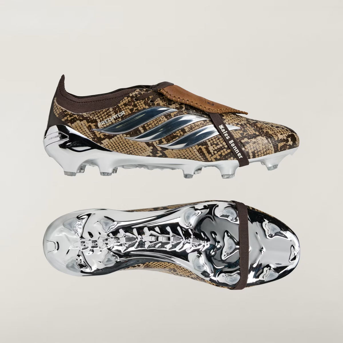 Adidas X Wales Bonner Predator Elite FG Brown/Silver Metallic/Bronze Strata