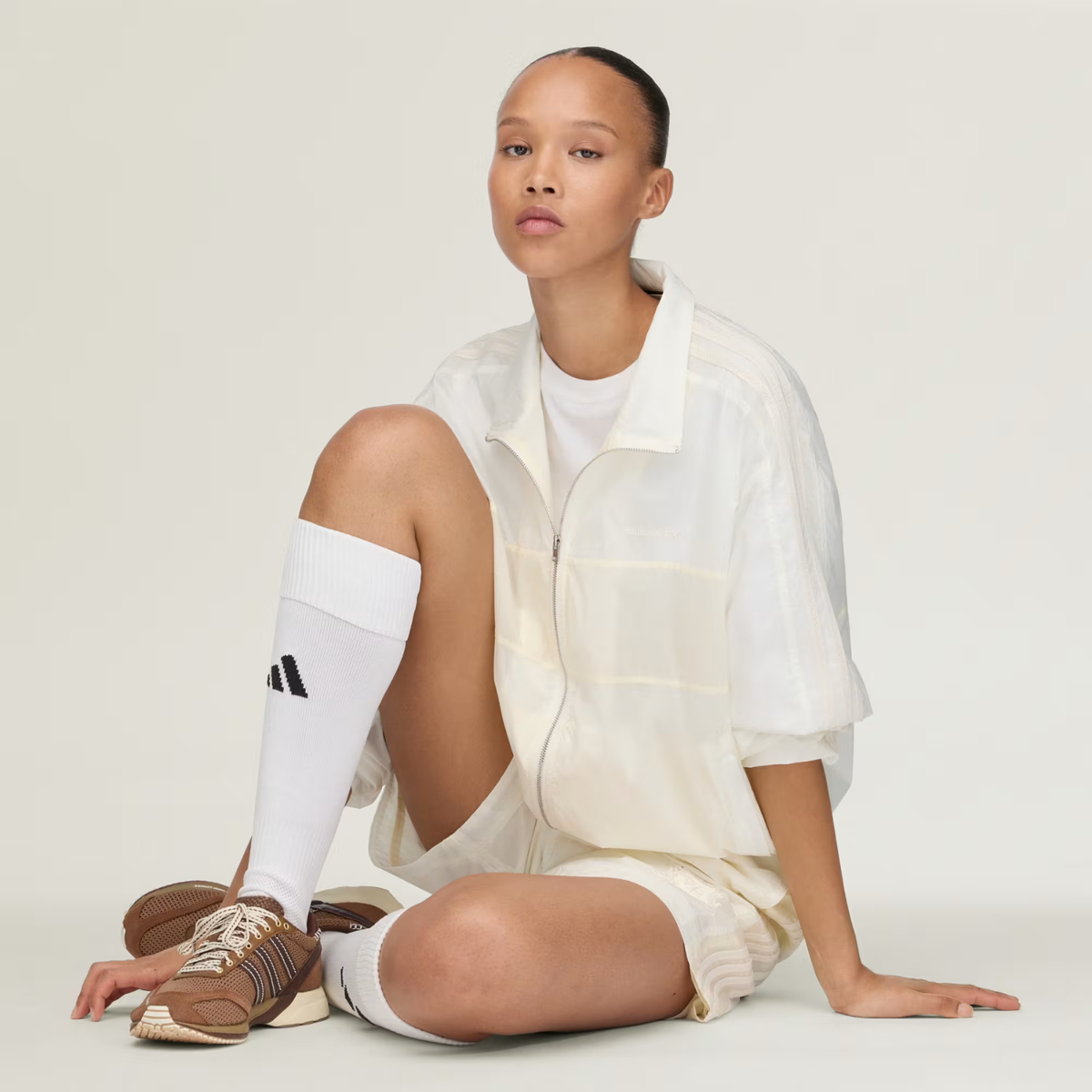Adidas X Wales Bonner Track Jacket Chalk White