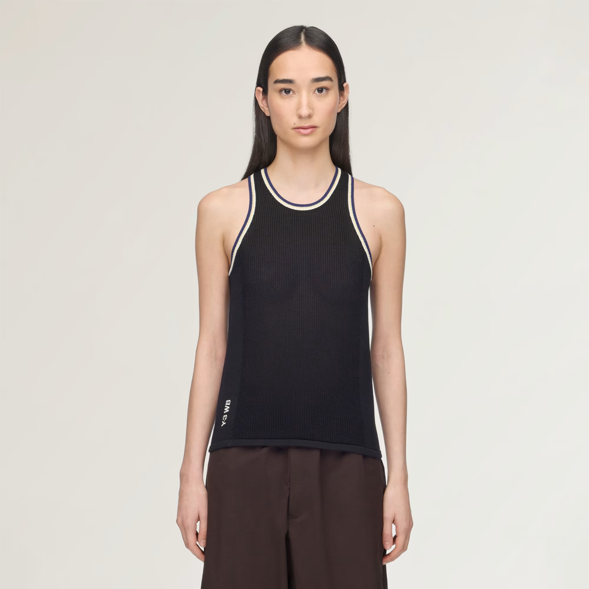 Adidas X Wales Bonner W Y3 Knit Tank Top Black