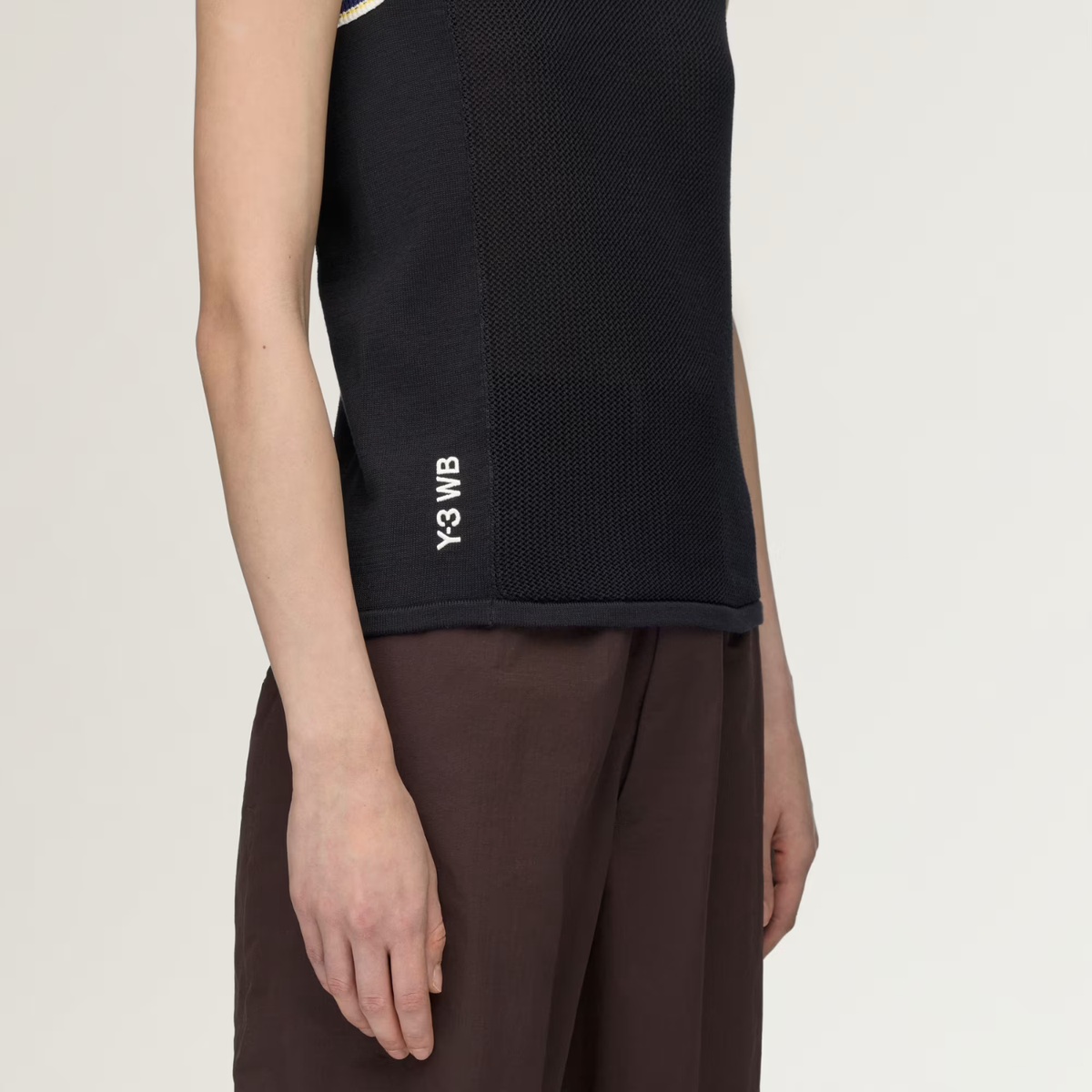 Adidas X Wales Bonner W Y3 Knit Tank Top Black