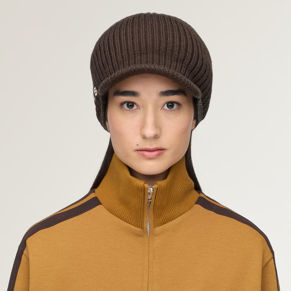 Adidas X Wales Bonner Y3 Beanie Cap Aurora Coffee 