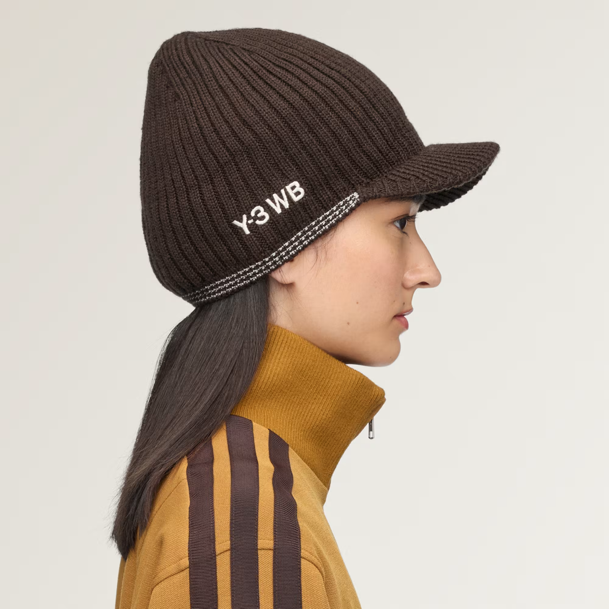 Adidas X Wales Bonner Y3 Beanie Cap Aurora Coffee 