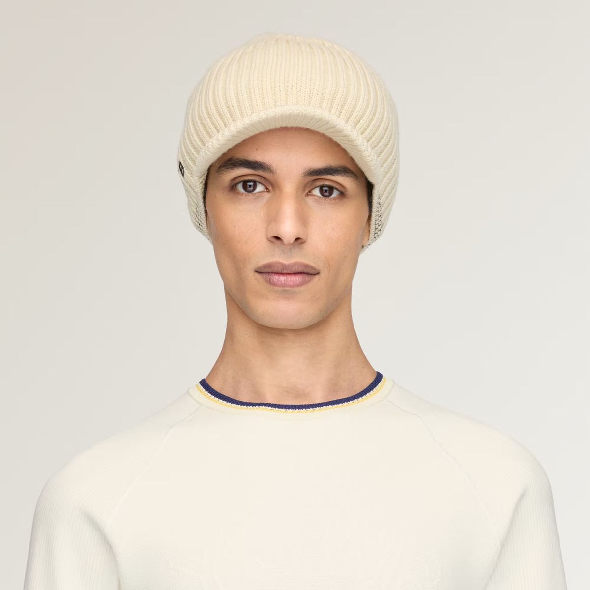 Adidas X Wales Bonner Y3 Beanie Cap Cream White 