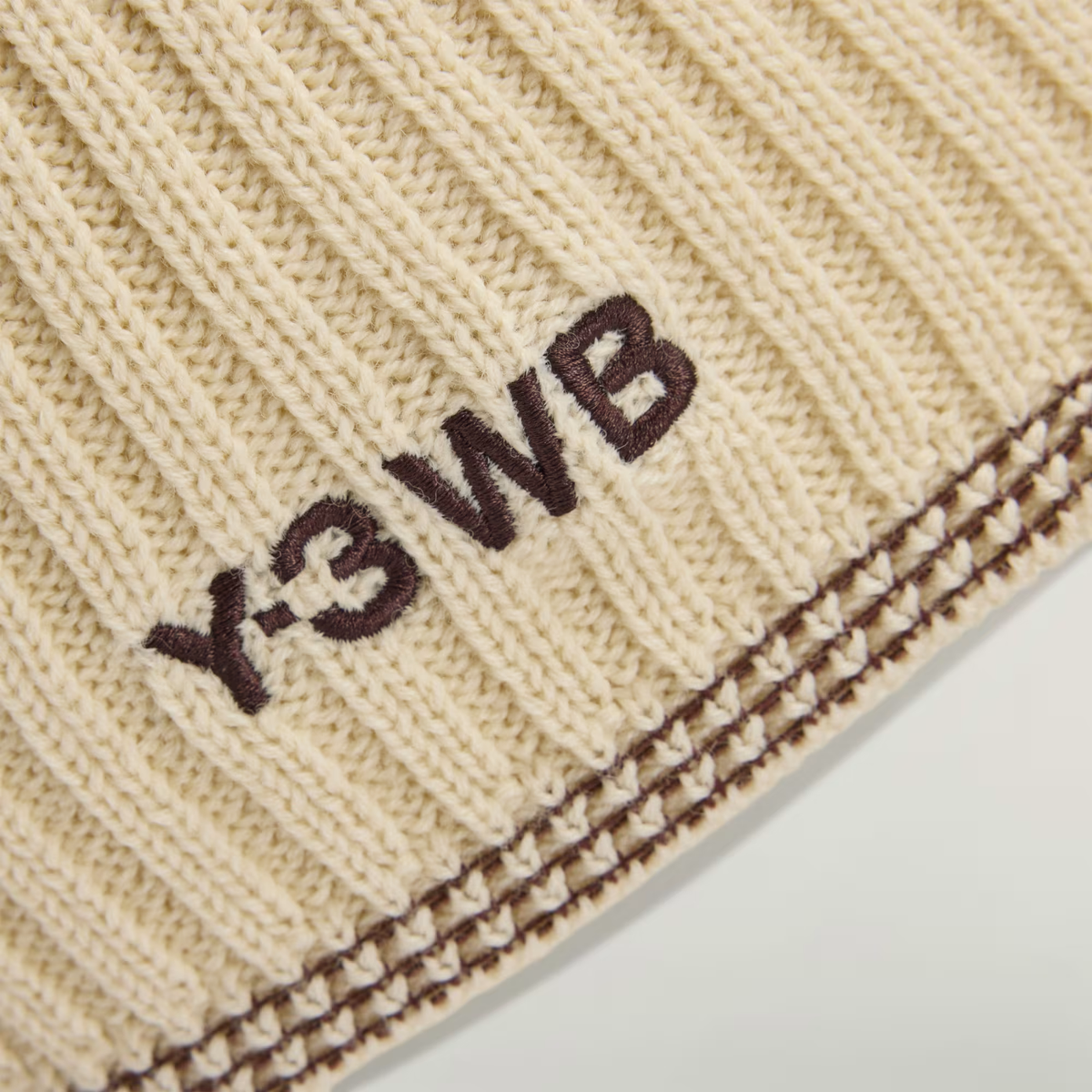 Adidas X Wales Bonner Y3 Beanie Cap Cream White 