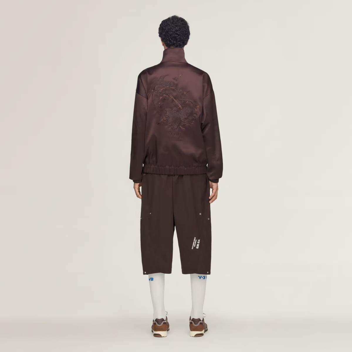 Adidas X Wales Bonner Y3 Ripstop Shorts Aurora Coffee/Chalk White