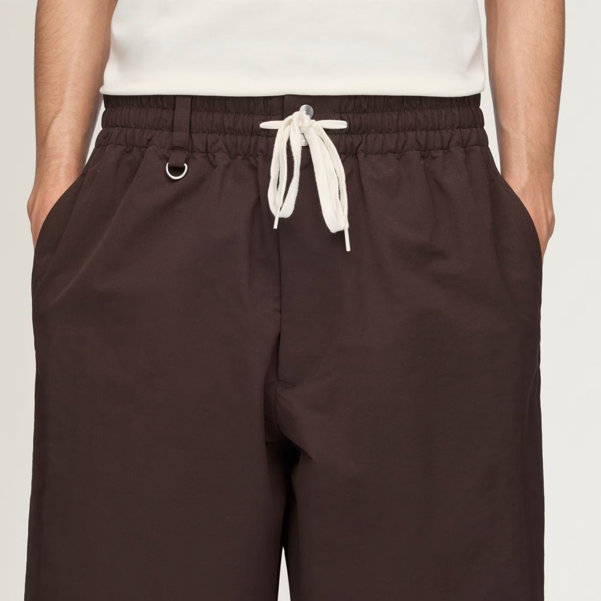 Adidas X Wales Bonner Y3 Ripstop Shorts Aurora Coffee/Chalk White