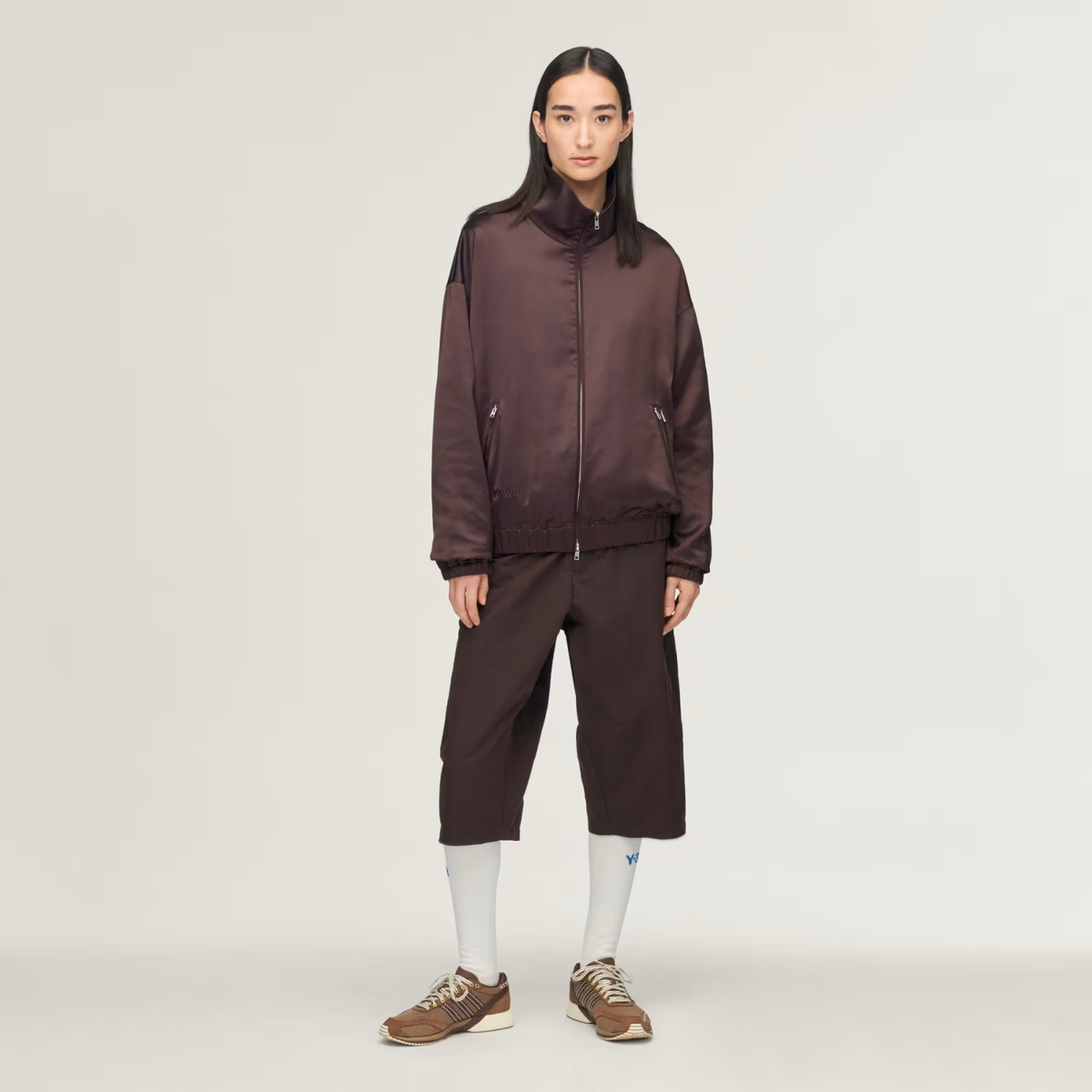 Adidas X Wales Bonner Y3 Ripstop Shorts Aurora Coffee/Chalk White